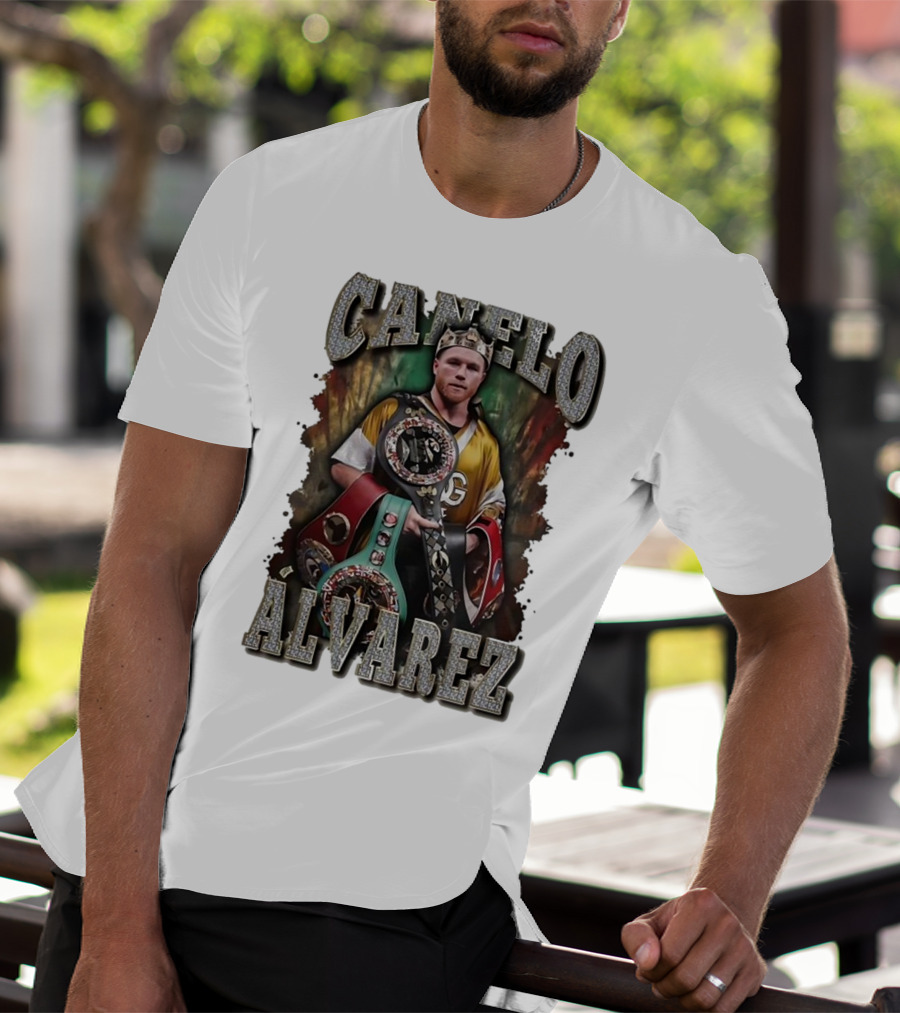 Canelo Alvarez Champion Boxing Titles Crown T-Shirt
