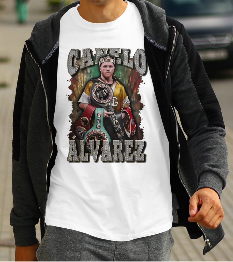 Canelo Alvarez Champion Boxing Titles Crown T-Shirt