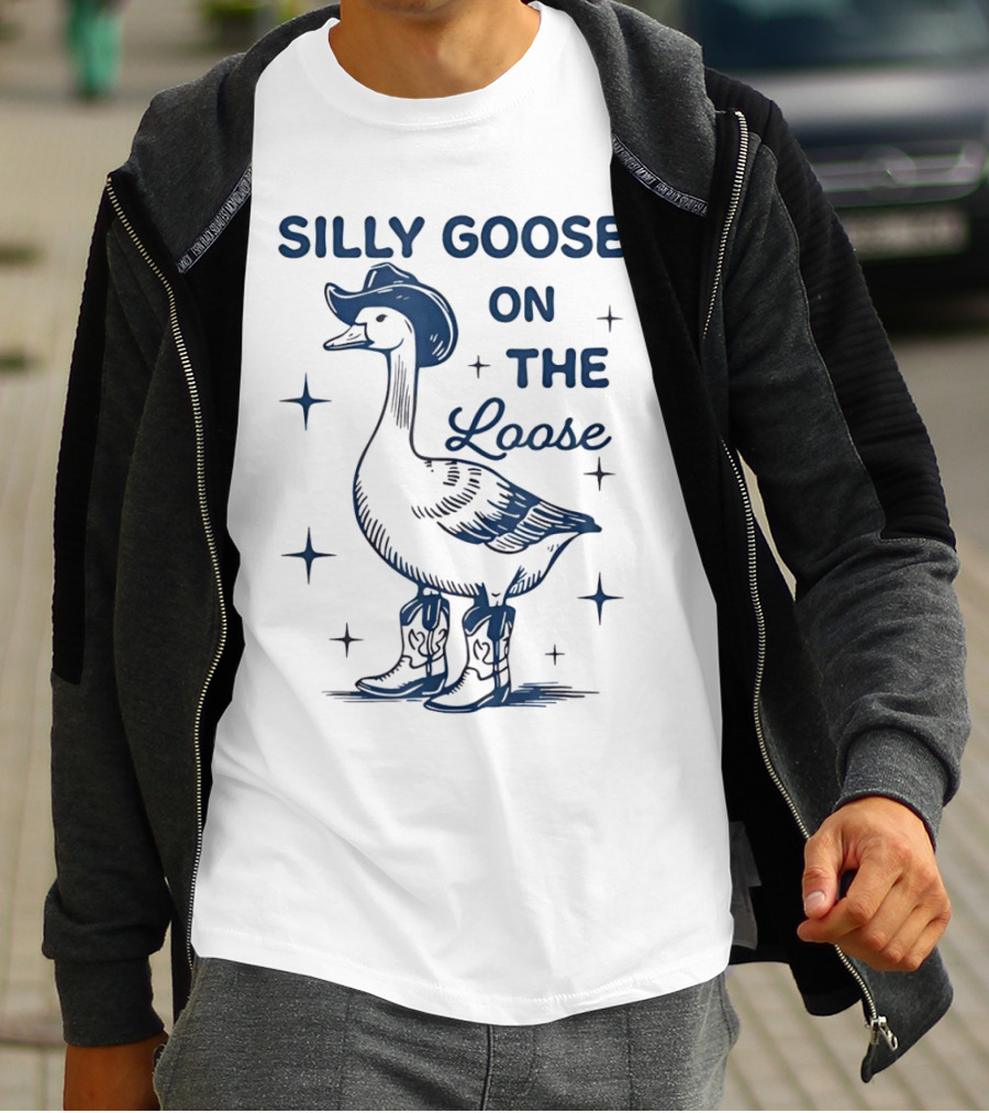 Silly Goose On The Loose Cowboy T-Shirt