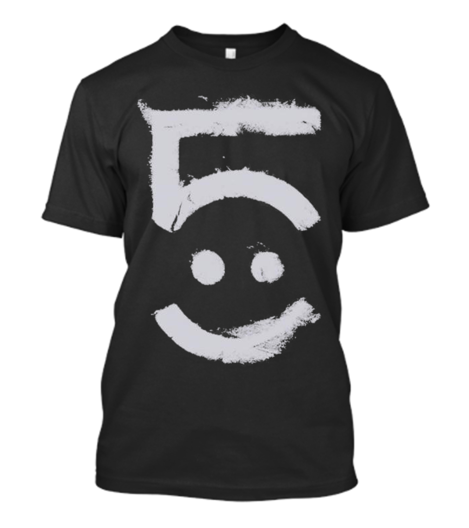Awolnation Five Smiley Face Brushstroke T-Shirt