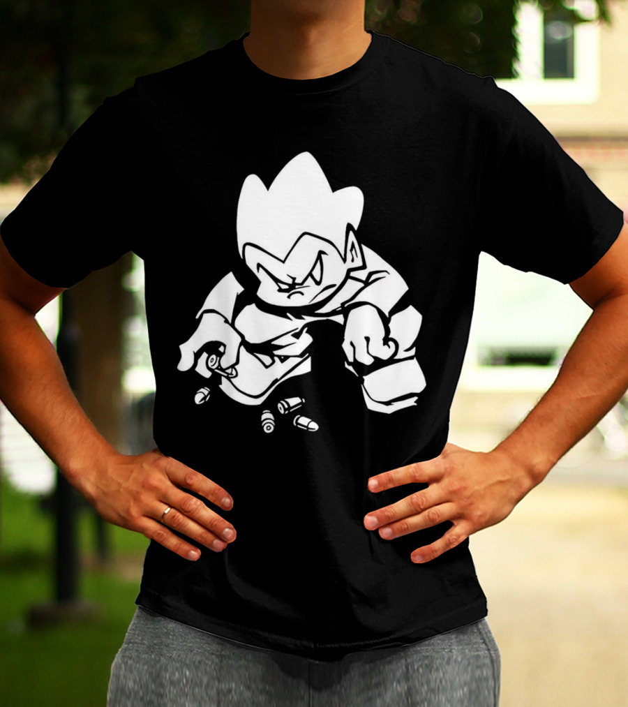 Friday Night Funkin’ Lowkey Pico Bullets Grim Expression T-Shirt