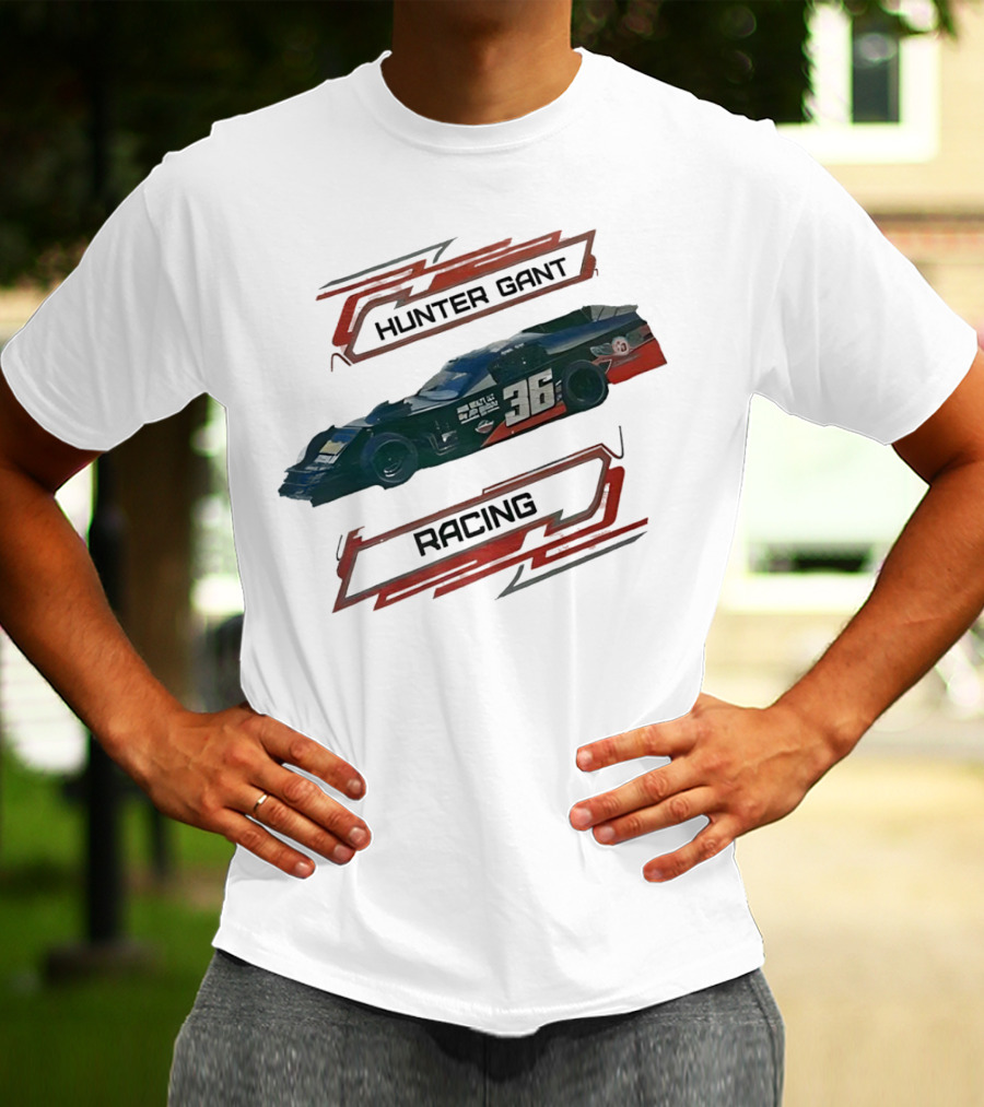 Hunter Gant Nascar Racing Car 36 T-Shirt