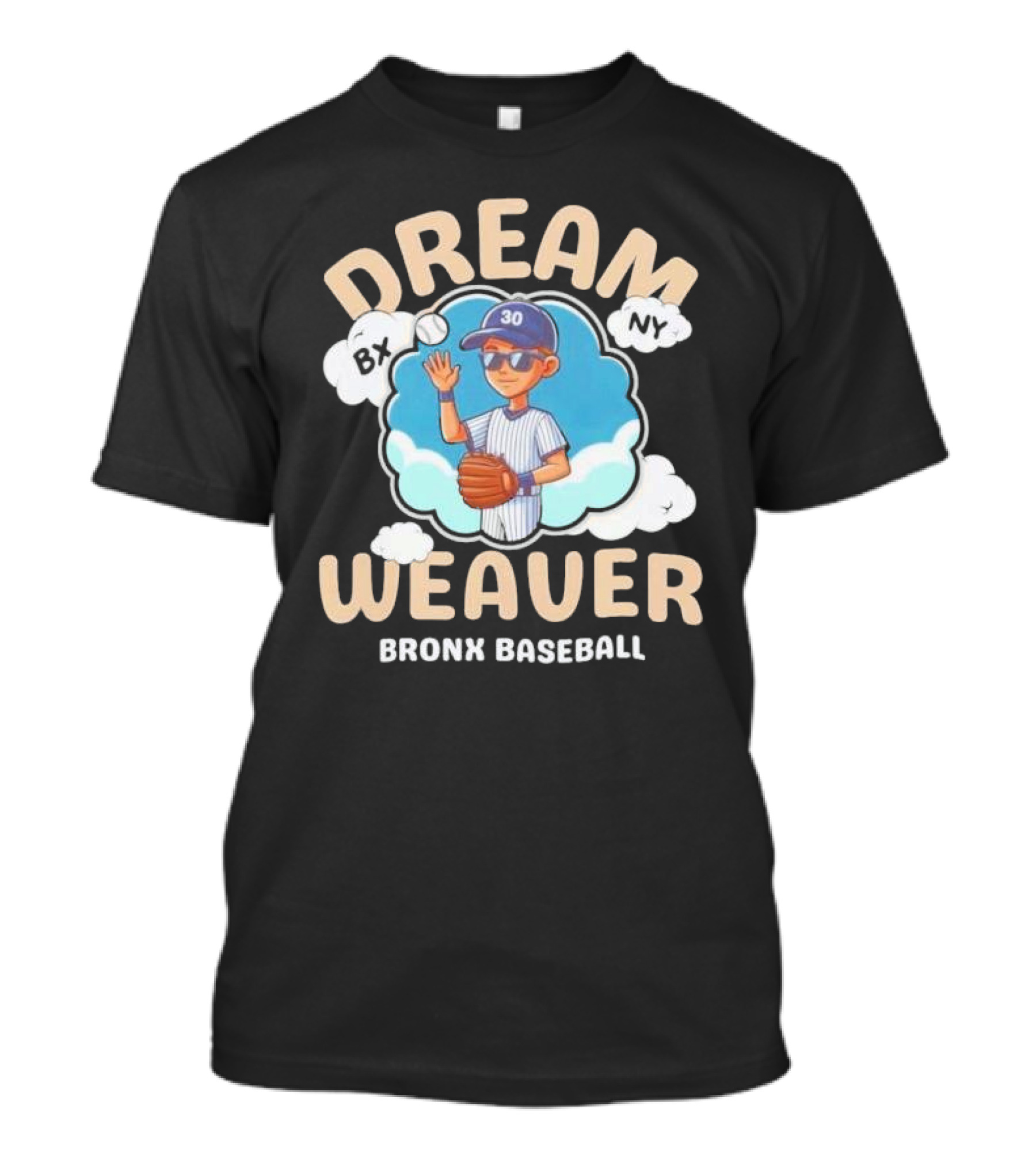 Dream Weaver BX NY Bronx Baseball T-Shirt