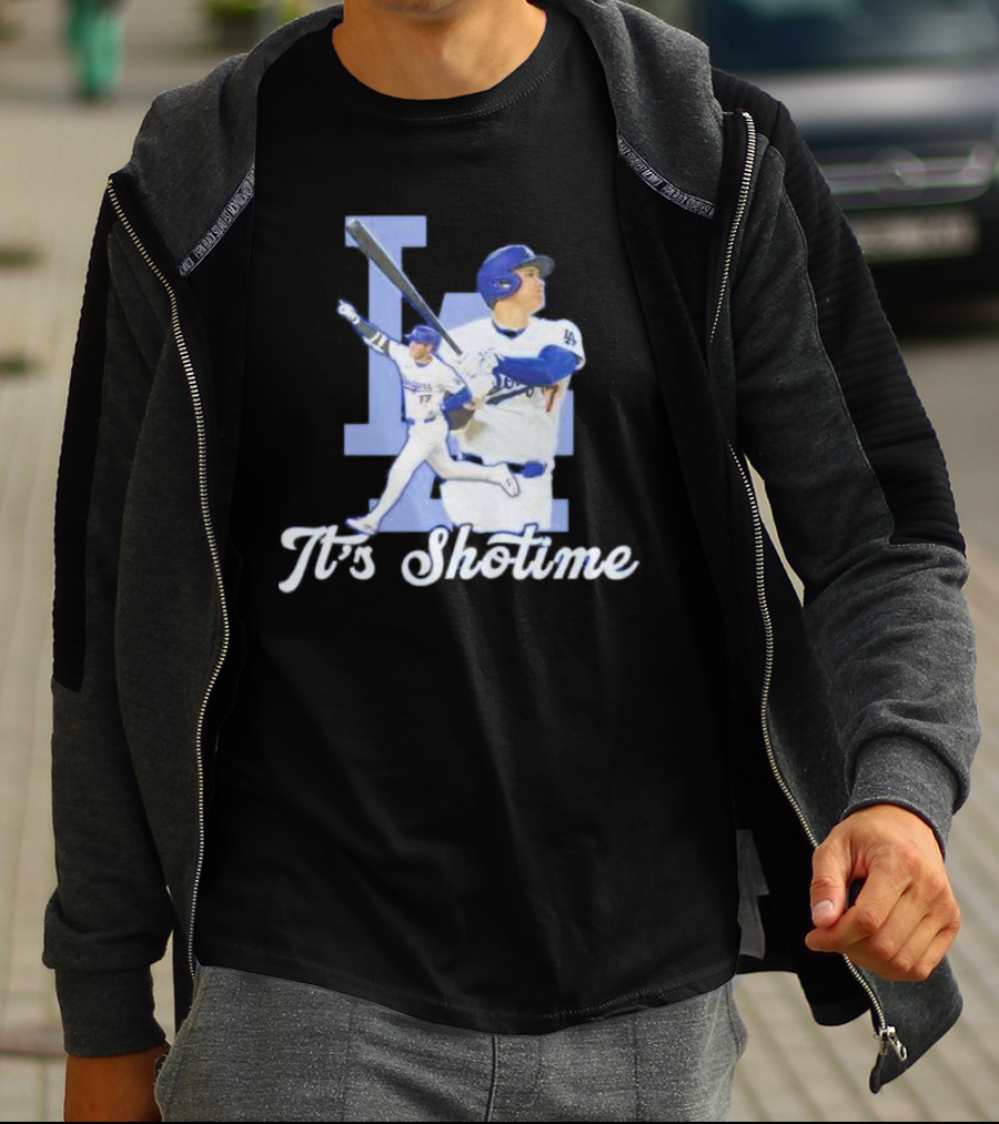 It's Shotime LA Shohei Ohtani Los Angeles Dodgers Baseball Player T-Shirt