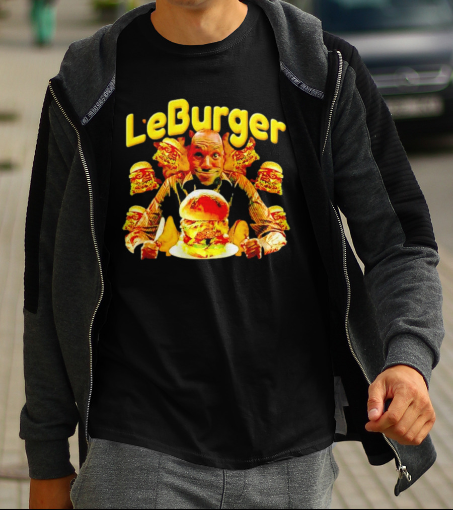LeBurger LeBron James Burgers Multicolor Kings T-Shirt