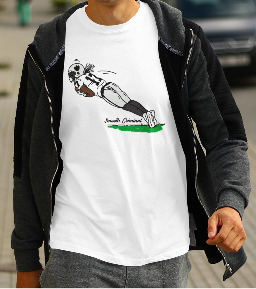 Smooth Criminal Davante Adams Las Vegas Raiders Leap NFL Football T-Shirt
