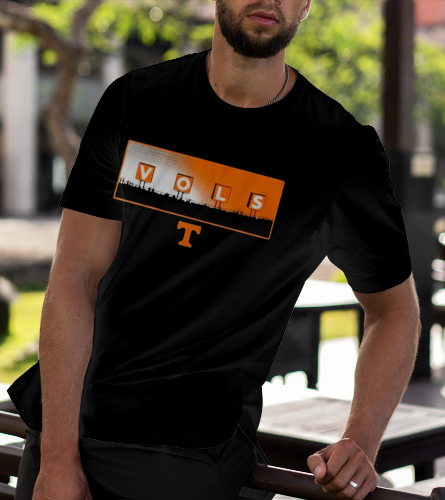 VOLS Tennessee Volunteers Stadium Iconic T Emblem T-Shirt