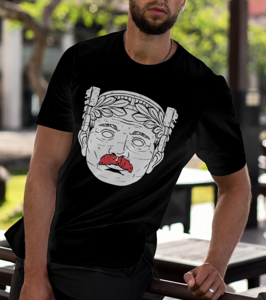 Guardian Maxilarino Mustache Roman Bust T-Shirt