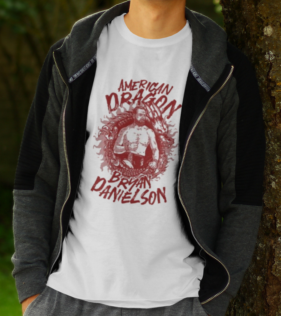 American Dragon Bryan Danielson Fiery Red Power T-Shirt