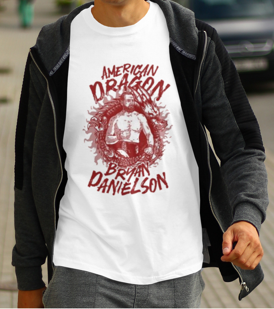 American Dragon Bryan Danielson Fiery Red Power T-Shirt