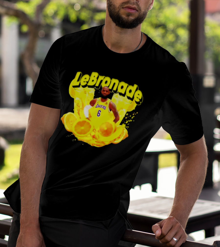 LeBronade LeBron James Los Angeles Lakers 6 Lemon Explosion T-Shirt