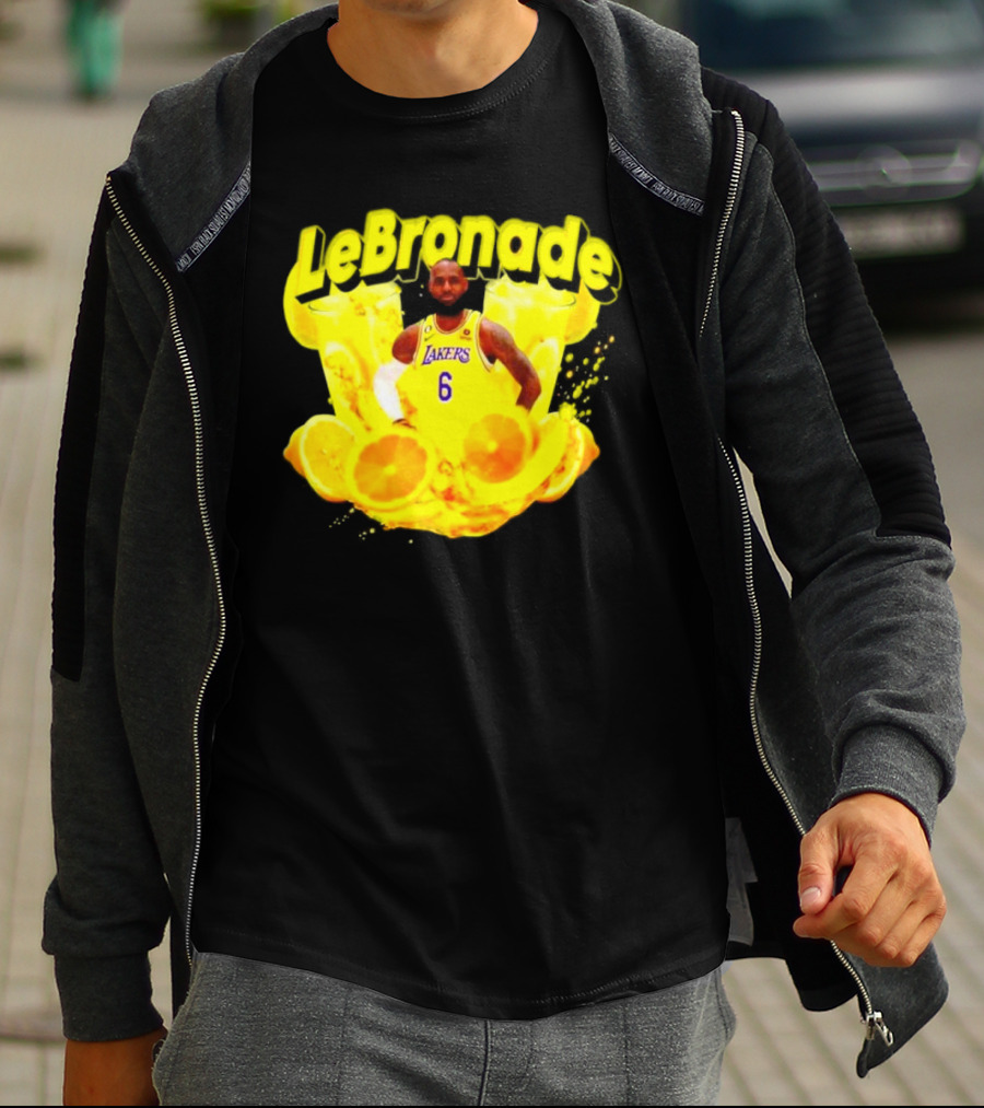 LeBronade LeBron James Los Angeles Lakers 6 Lemon Explosion T-Shirt