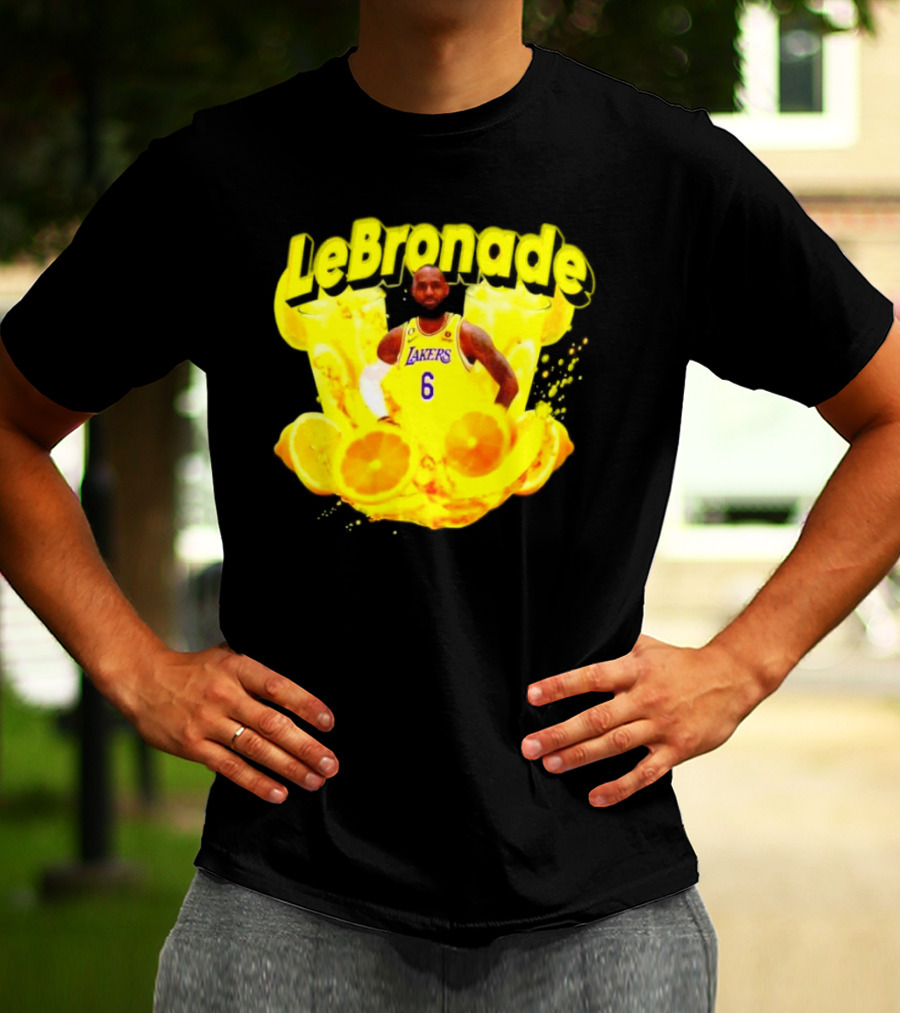 LeBronade LeBron James Los Angeles Lakers 6 Lemon Explosion T-Shirt