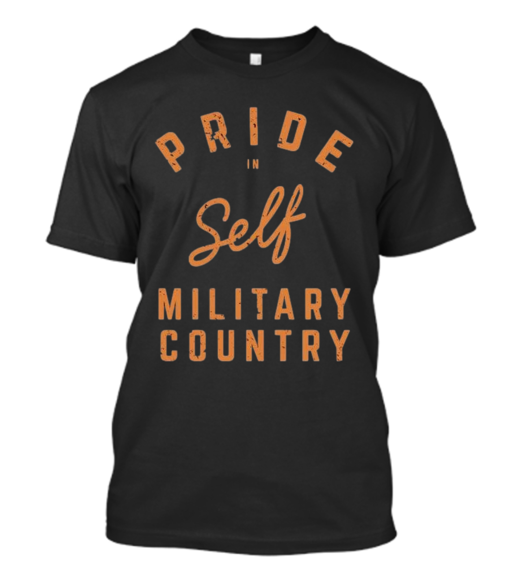Pride In Self Celebrating Military Country Spirit T-Shirt