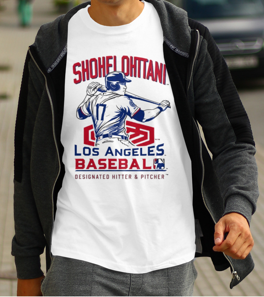 Shohei Ohtani Los Angeles Baseball Designated Hitter And Pitcher T-Shirt