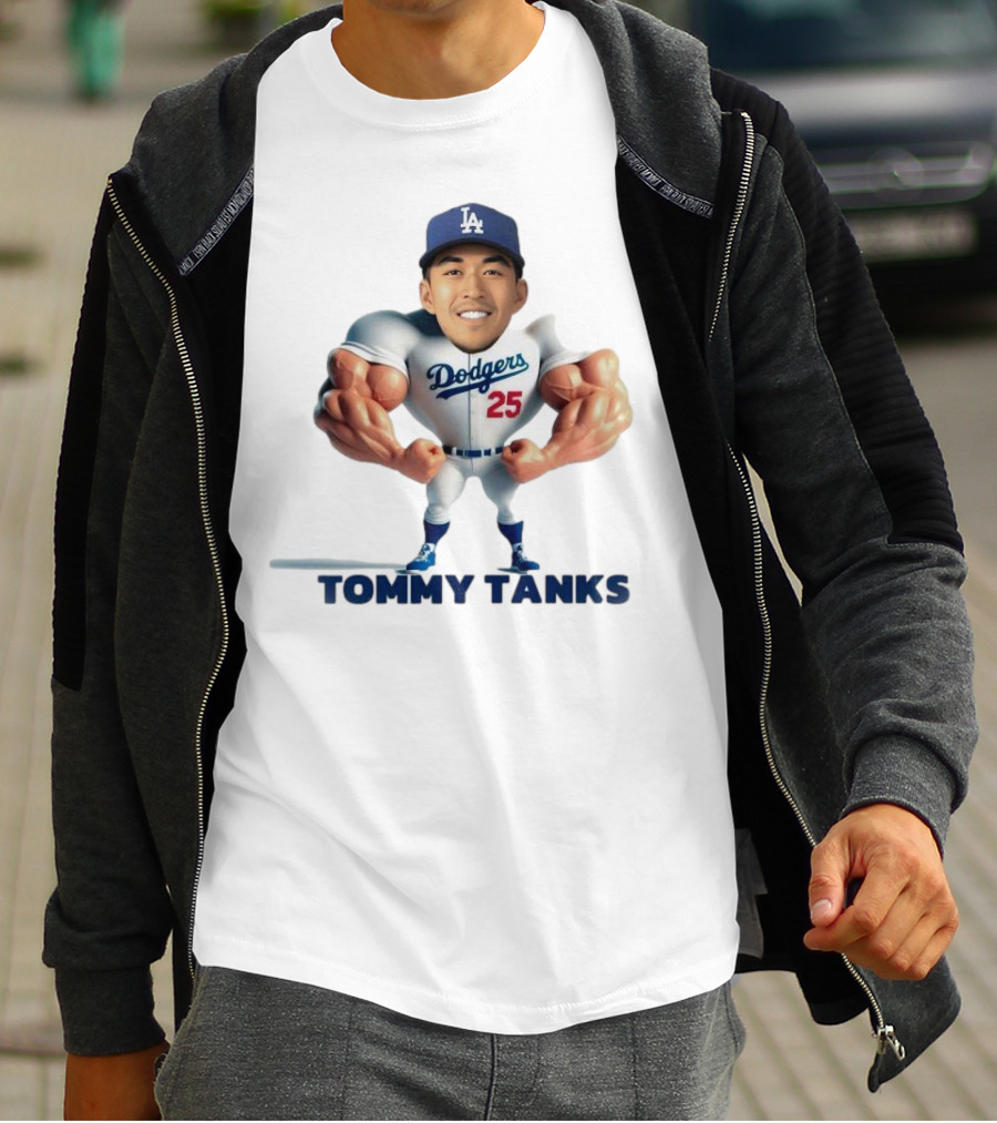 Tommy Tanks Los Angeles Dodgers 25 Character T-Shirt