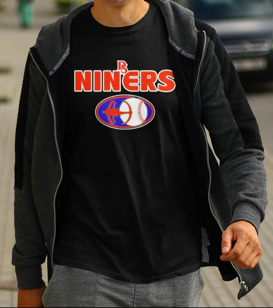 DS Niners Baseball Sports Team Emblem T-Shirt