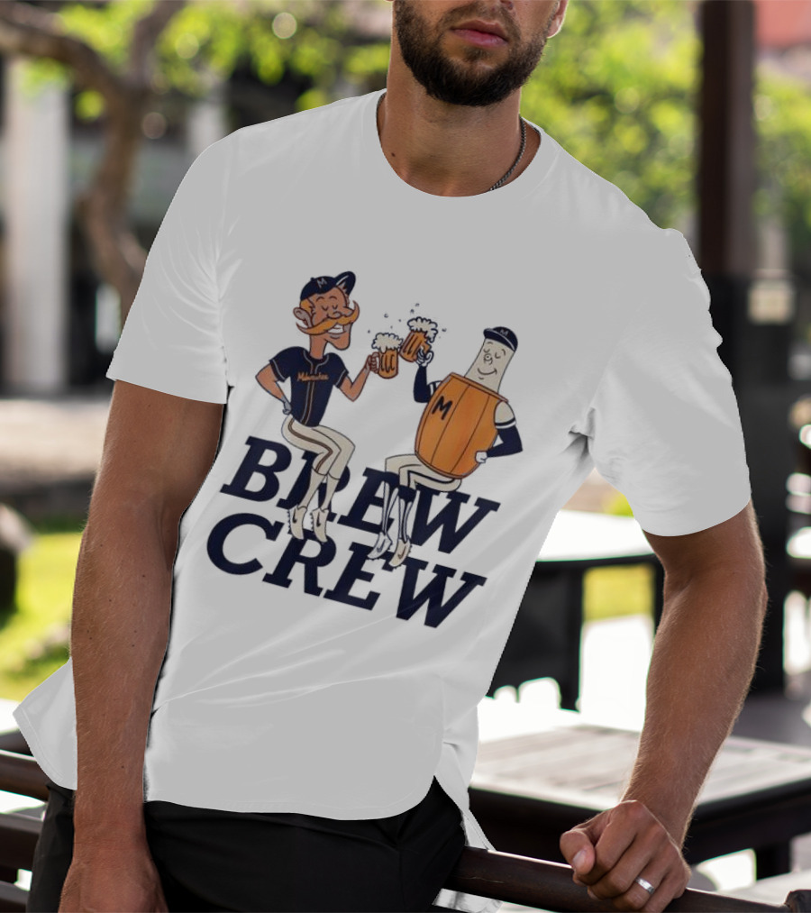 Milwaukee Brew Crew Drinking Mascots T-Shirt