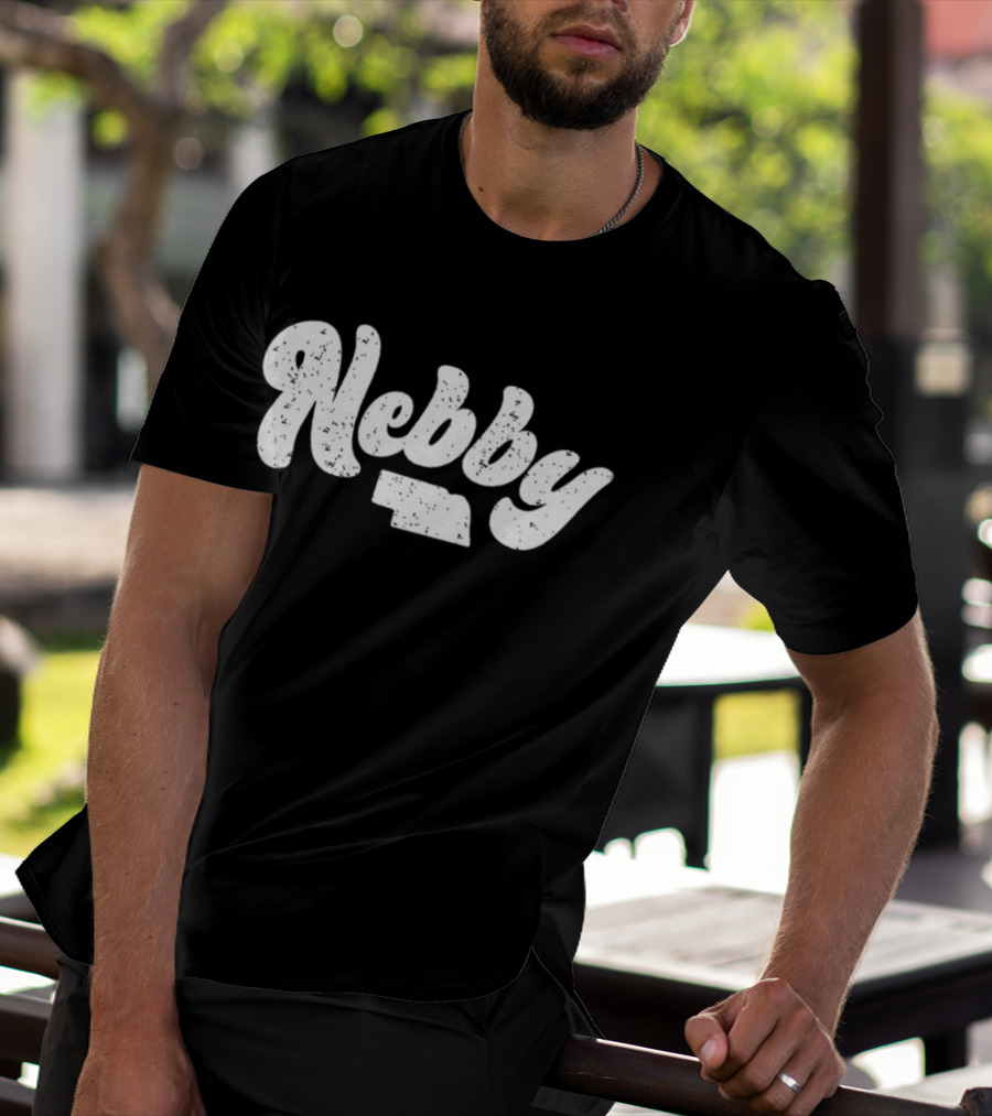 Nebby Nebraska State T-Shirt