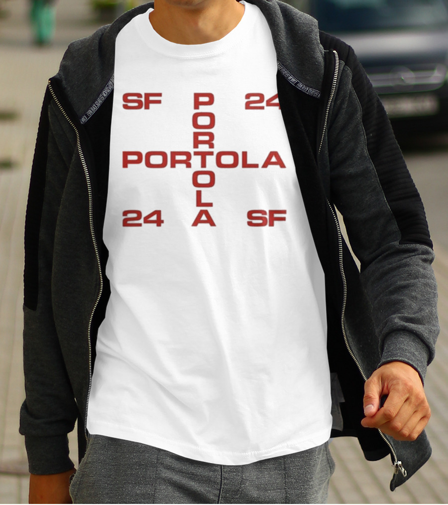 Portola SF 24 Cross Logo Lineup T-Shirt