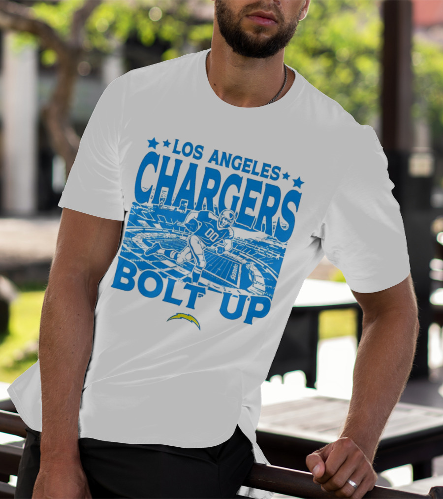 Los Angeles Chargers Bolt Up Gameday Football Stadium T-Shirt