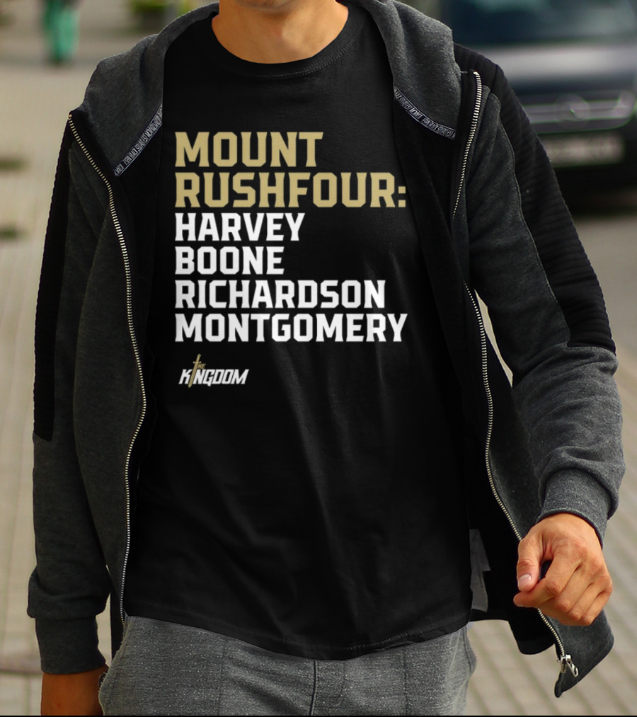 Mount Rushfour Harvey Boone Richardson Montgomery The Kingdom T-Shirt