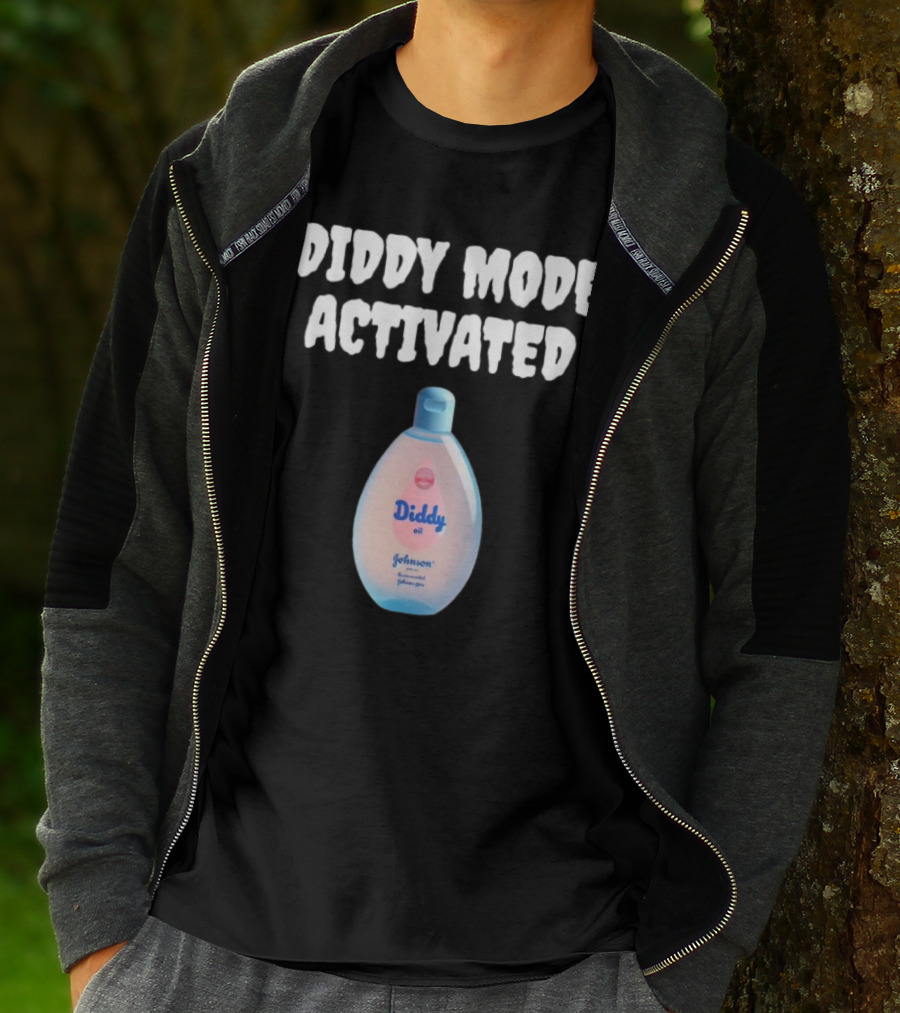 Diddy Mode Activated Johnson's Baby Oil Edition T-Shirt