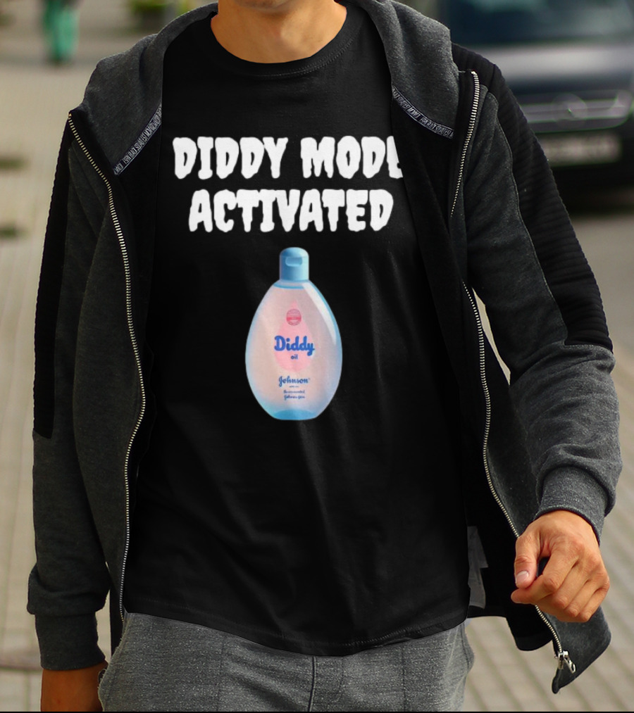 Diddy Mode Activated Johnson's Baby Oil Edition T-Shirt