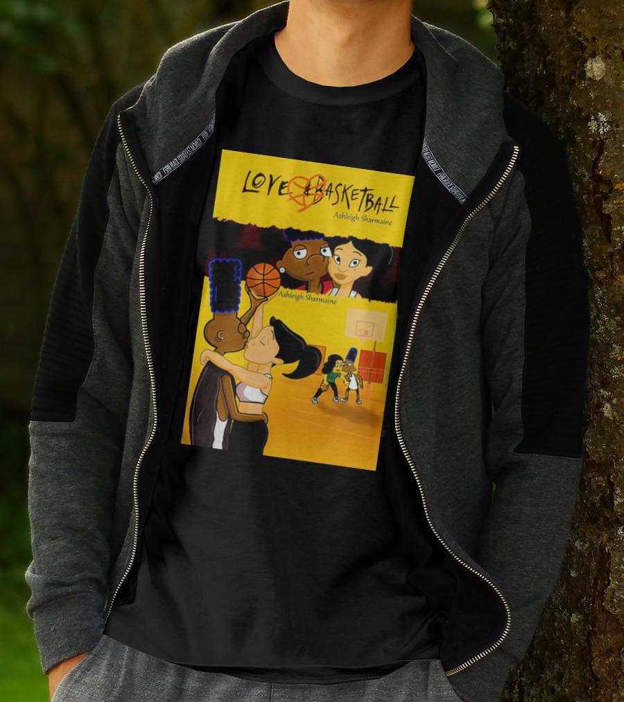 Love And Basketball Ashleigh Sharmaine Animated Romance Sports T-Shirt
