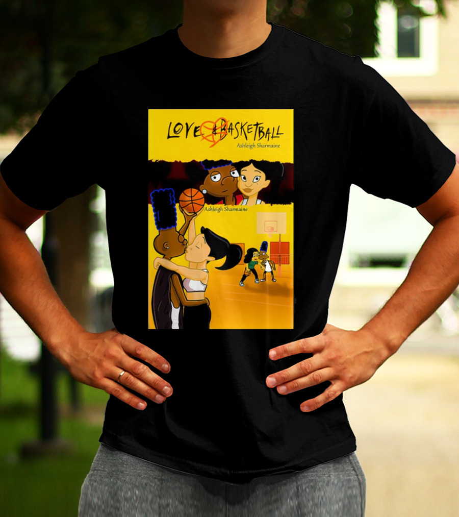 Love And Basketball Ashleigh Sharmaine Animated Romance Sports T-Shirt