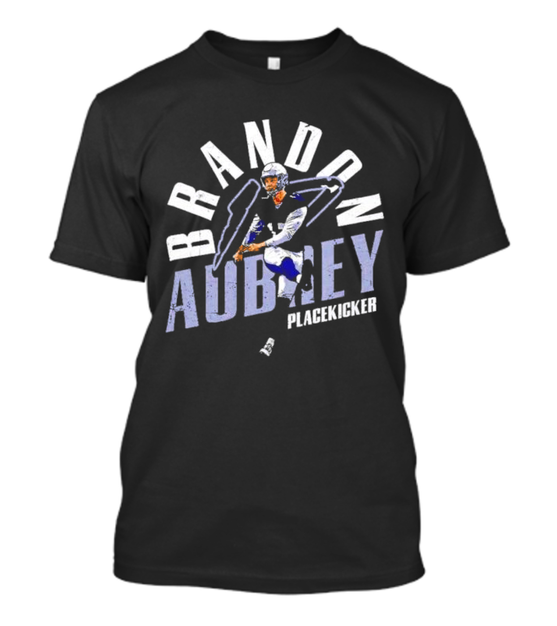 Brandon Aubrey Dallas Cowboys Placekicker Football Action T-Shirt