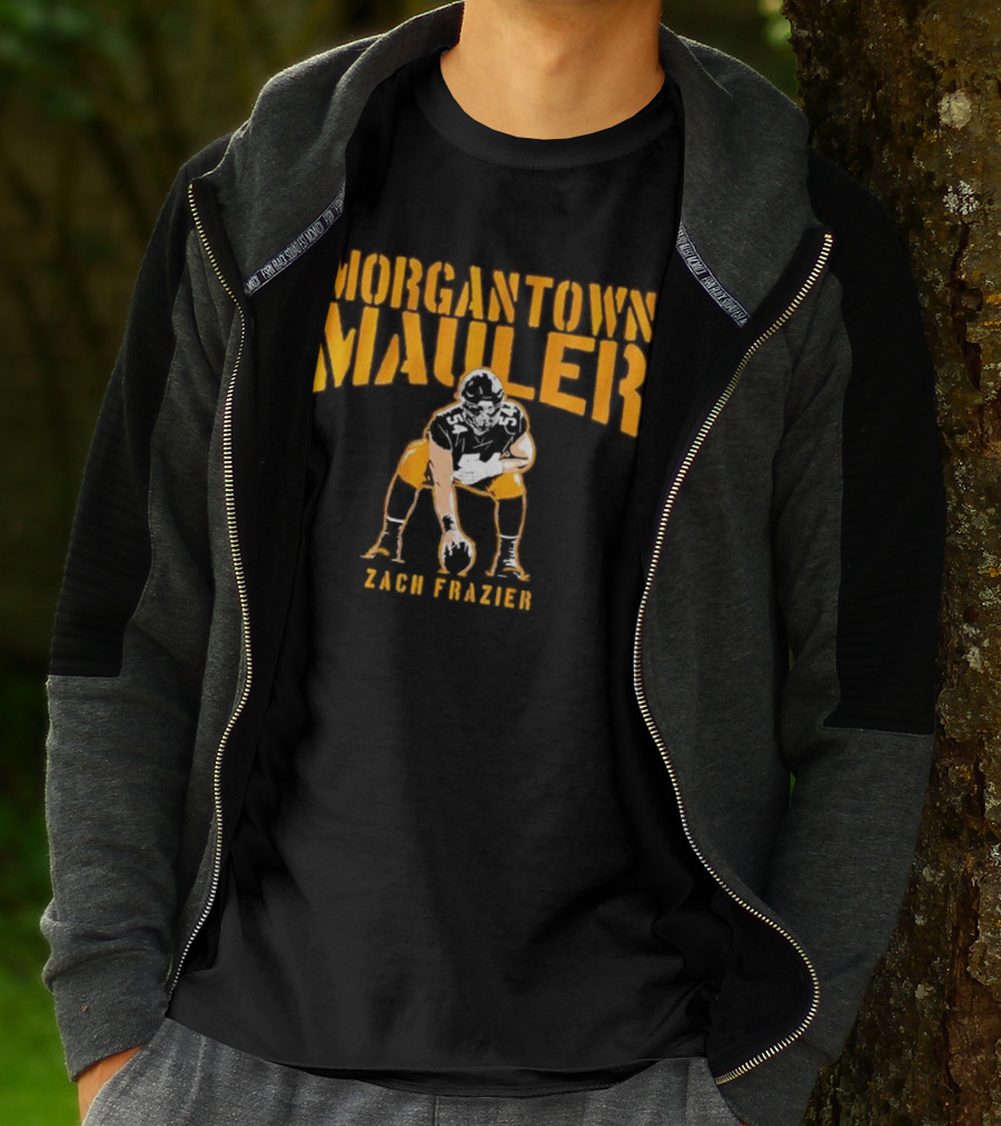 Morgantown Mauler Zach Frazier Steelers Football Player T-Shirt