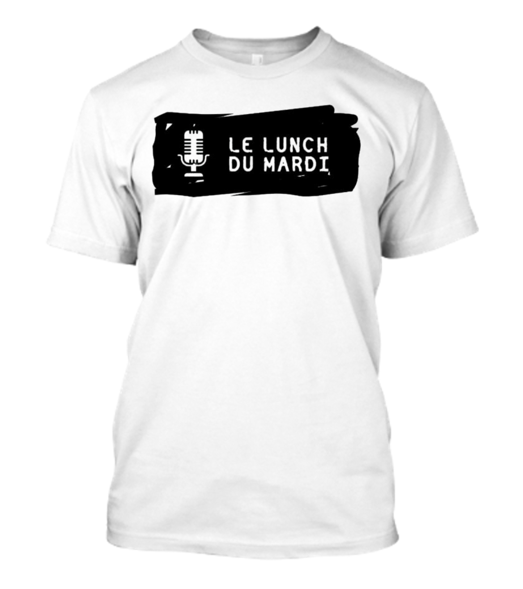 Le Lunch Du Mardi Podcast MLS Microphone T-Shirt