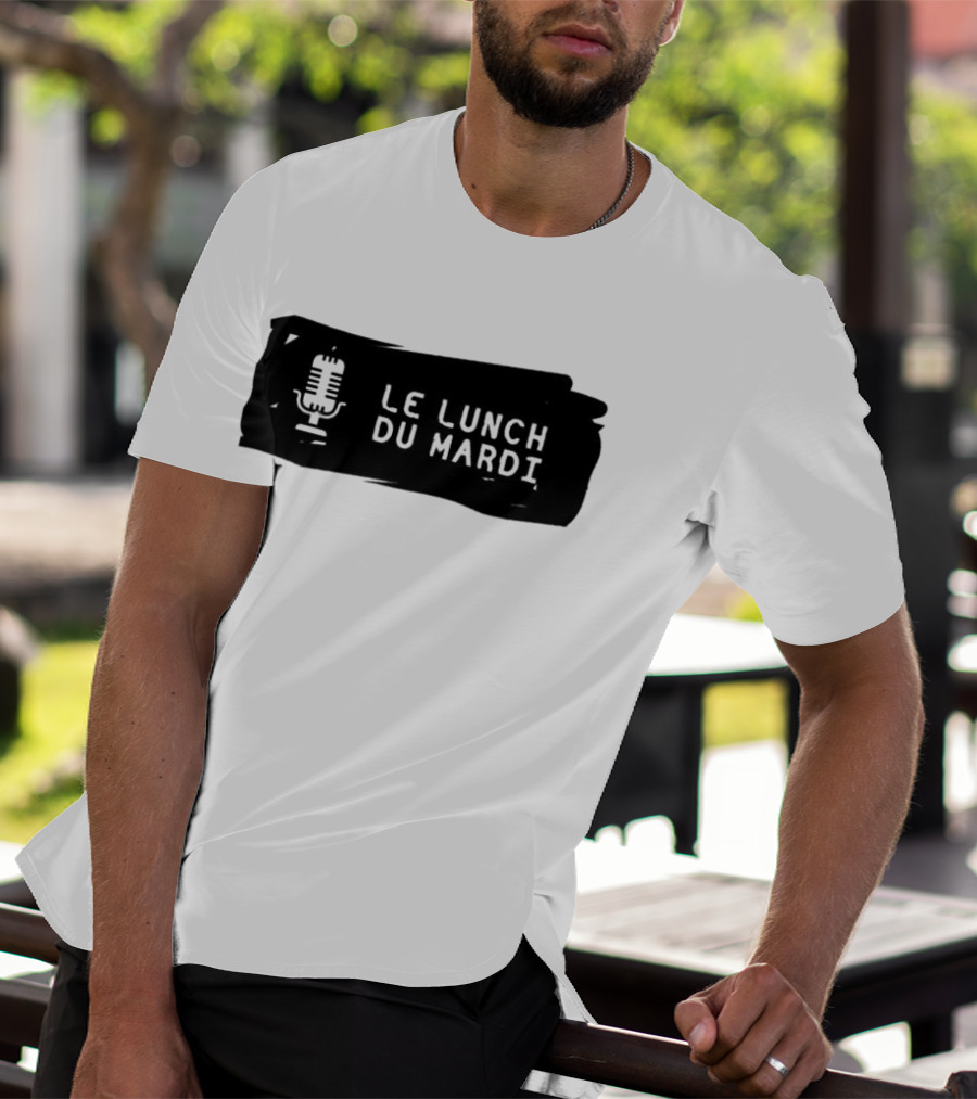 Le Lunch Du Mardi Podcast MLS Microphone T-Shirt