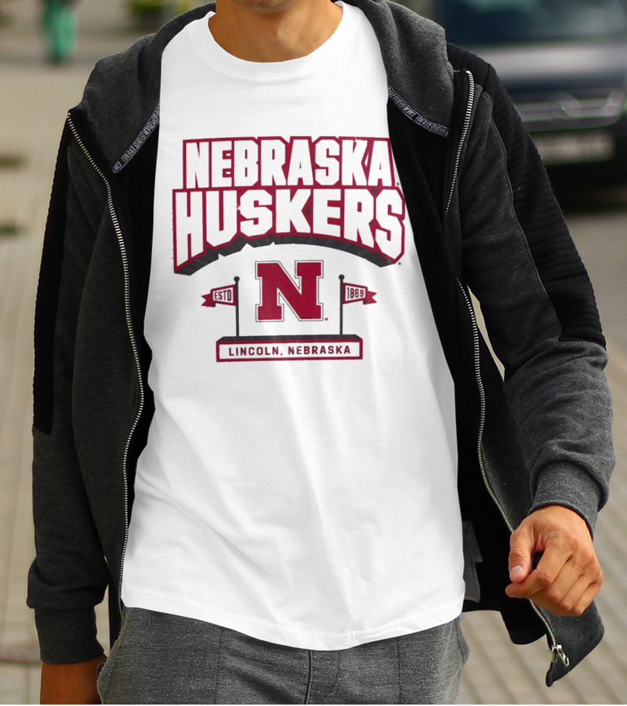 Nebraska Huskers Lincoln Nebraska Estd 1869 N T-Shirt