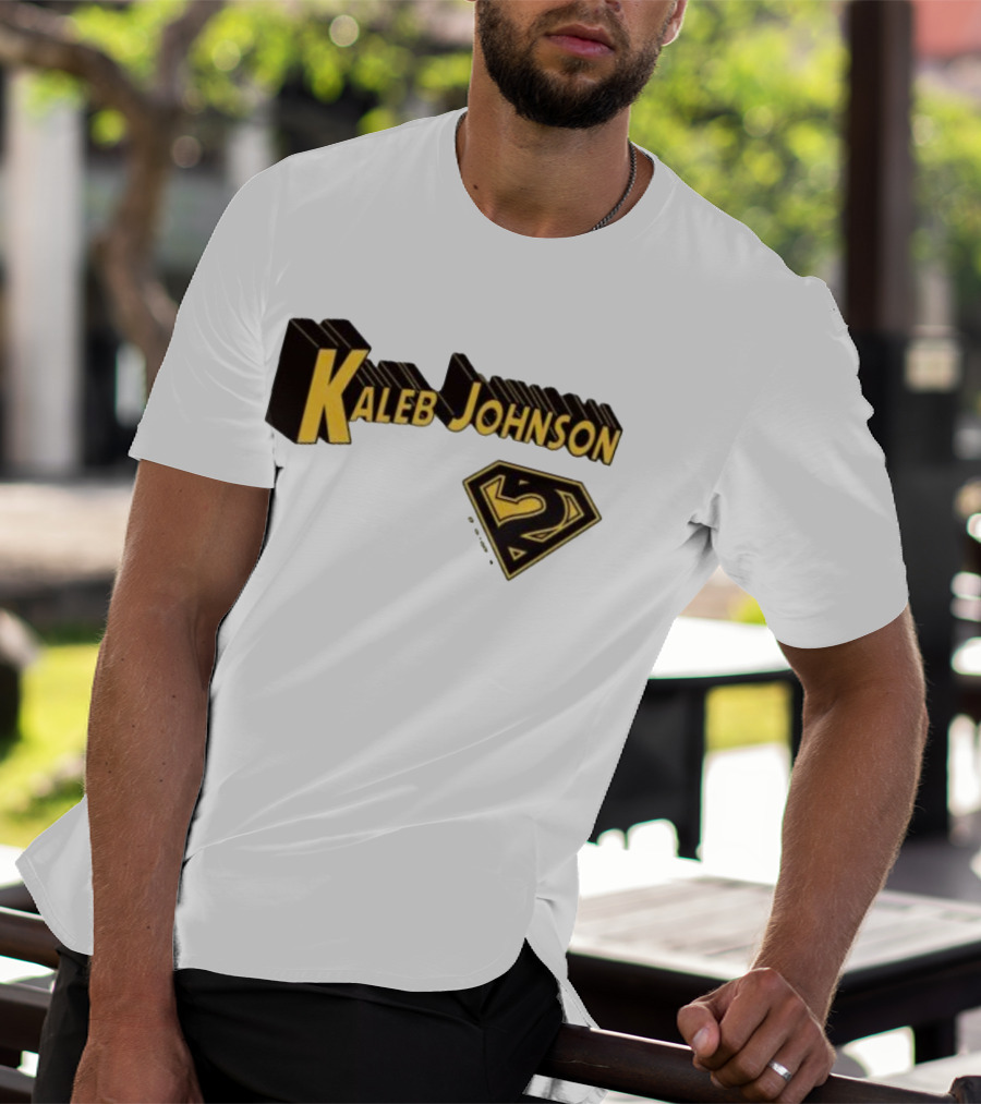Kaleb Johnson Superman Style Logo Retro T-Shirt