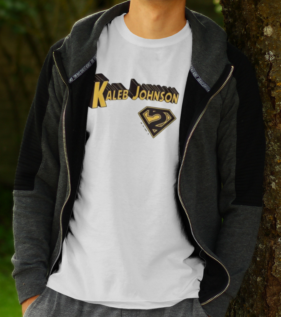 Kaleb Johnson Superman Style Logo Retro T-Shirt