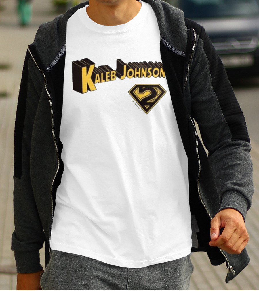 Kaleb Johnson Superman Style Logo Retro T-Shirt