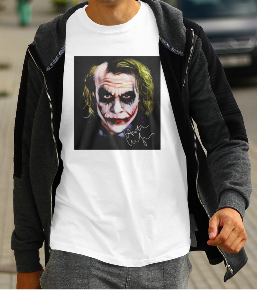 Joker 2 Heath Ledger Signature T-Shirt