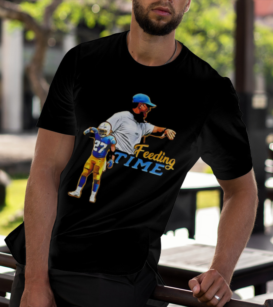 Feeding Time 27 Football Player T-Shirt