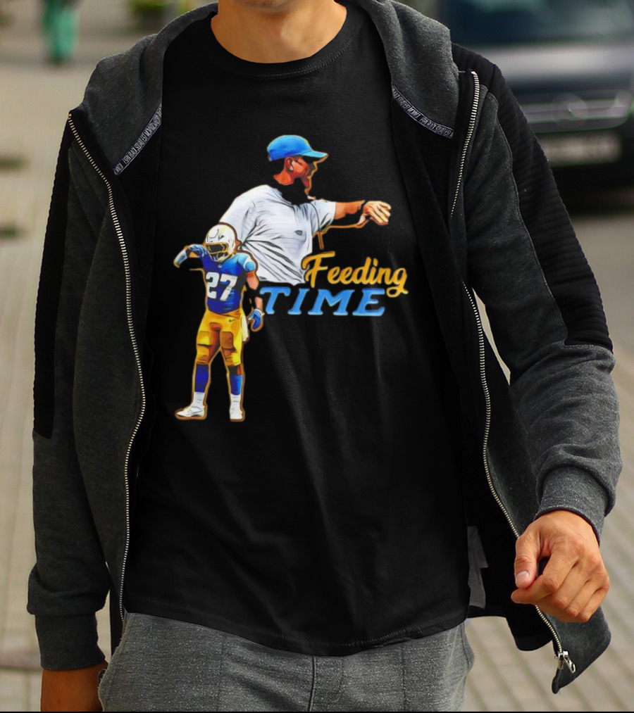 Feeding Time 27 Football Player T-Shirt