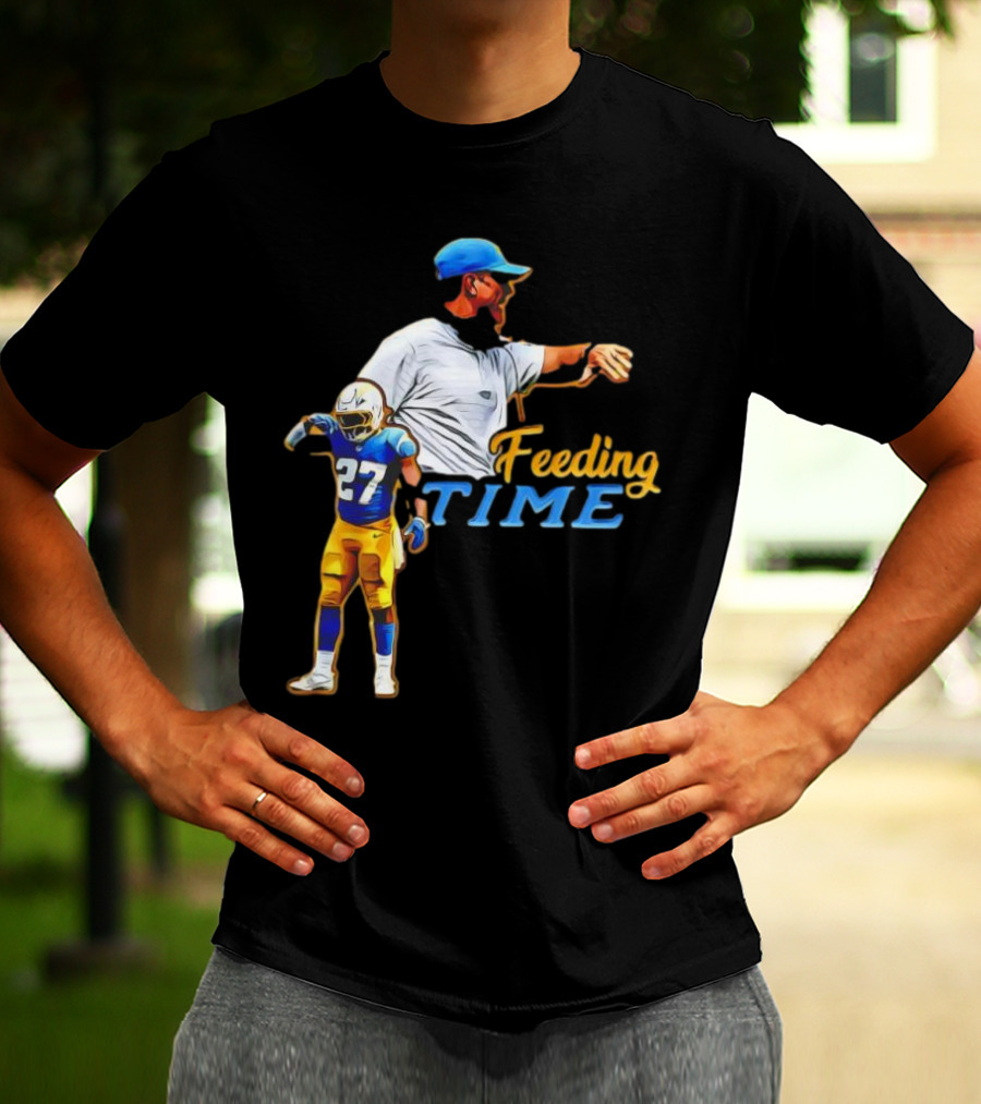 Feeding Time 27 Football Player T-Shirt