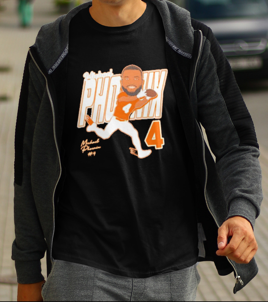 Michael Phoenix #4 Sam Houston Bearkats Signature Player Cartoon T-Shirt