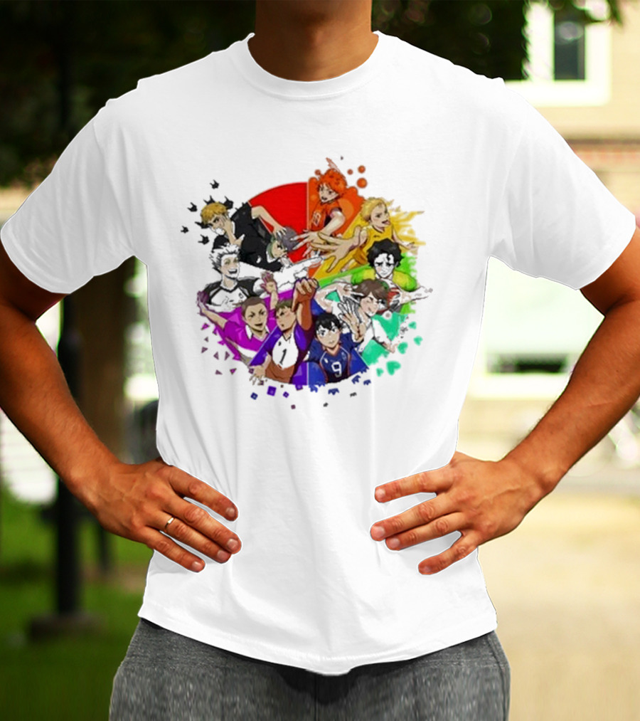 Haikyuu Happy Birthday To The Miya Twins Volleyball Team T-Shirt