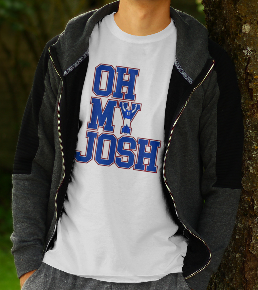 Oh My Josh Buffalo Bills Josh Allen Number 17 Football Player T-Shirt
