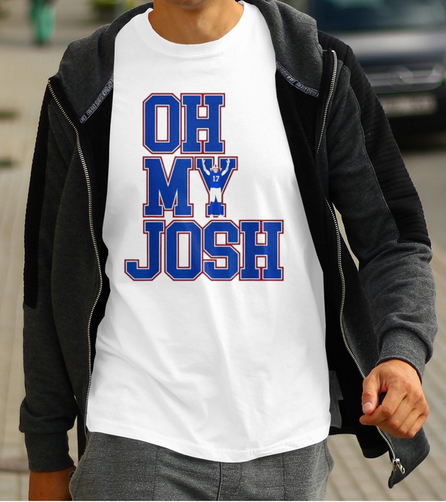 Oh My Josh Buffalo Bills Josh Allen Number 17 Football Player T-Shirt