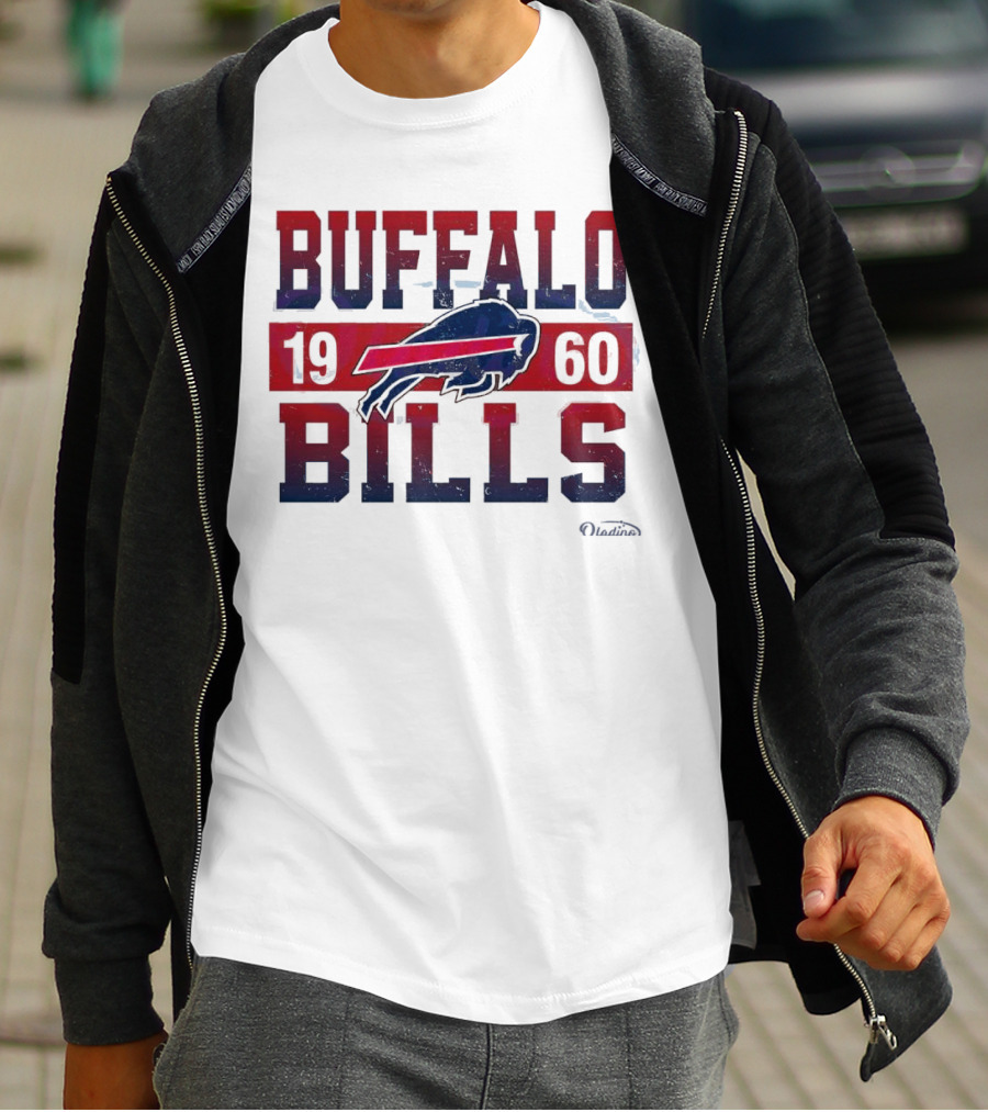 Buffalo Bills 1960 Retro Vintage Football Logo New Era T-Shirt