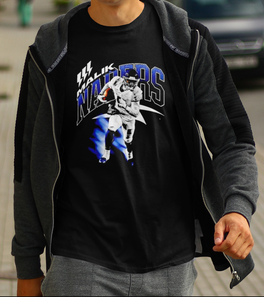 Malik Nabers Vintage New York Football Running T-Shirt