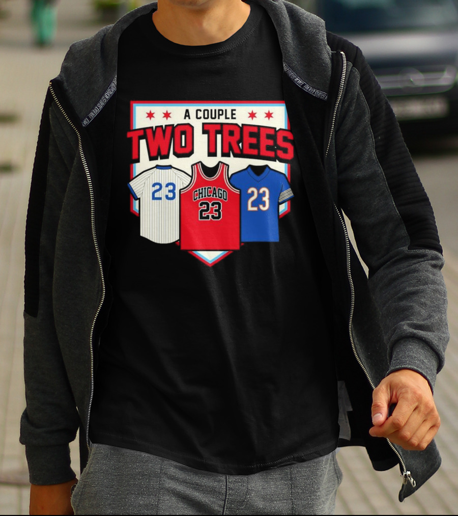A Couple Two Trees Chicago 23 Sports Jerseys T-Shirt