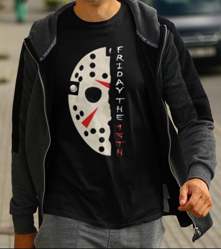 Jason Voorhees Mask Friday The 13th Vintage T-Shirt